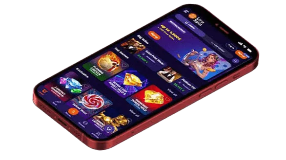 Screenshot dell'app LiraSpin Casino